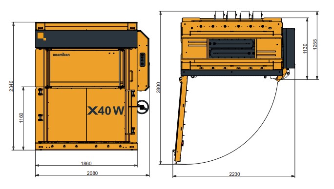 Vertikalna balirka - preša | X40 Wide