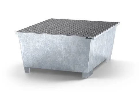 [328457] Lovilna- prestrezna posoda iz pocinkanega jekla |  za 1 IBC